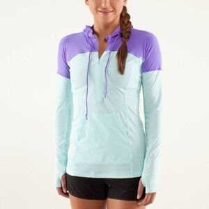 Lululemon Runbeam Hoodie thin UV Protection shirt in size 4